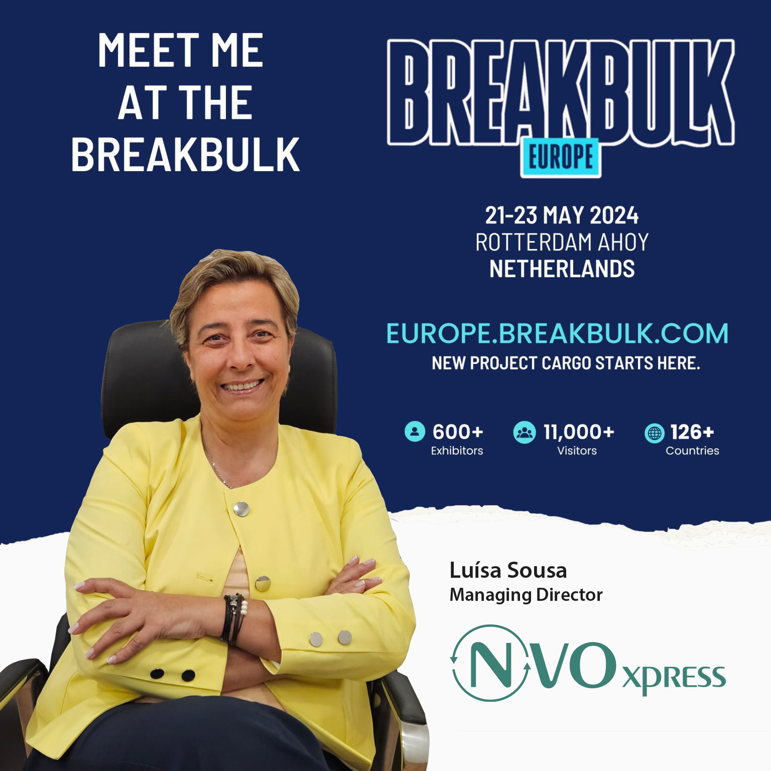 NVOxpress presente na Breakbulk Europe.