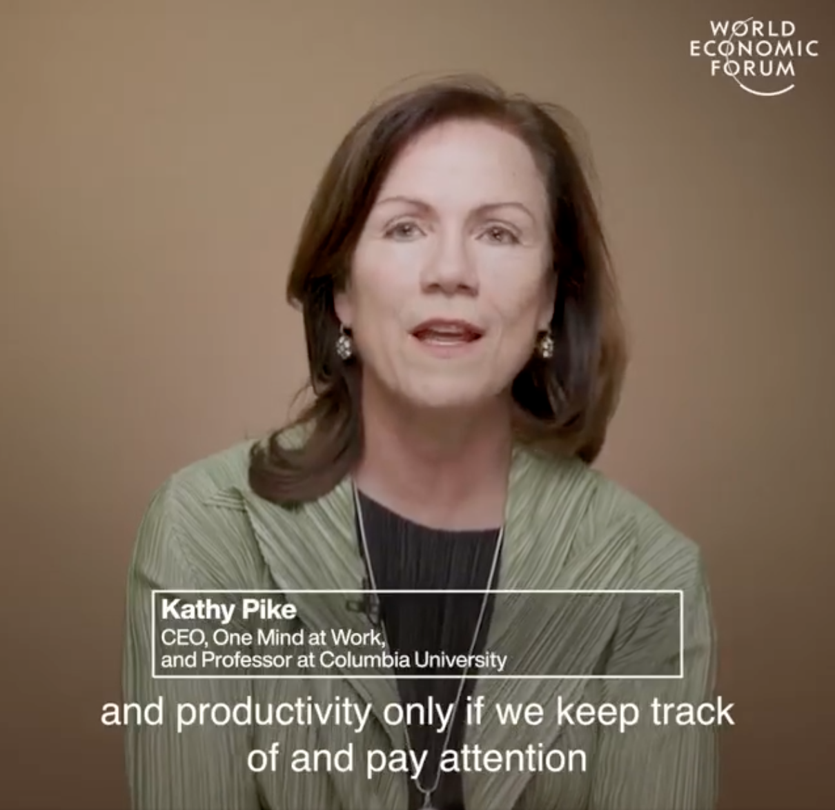 Vídeo publicado pelo Fórum Mundial da Economia sobre a importância da implementação de políticas de Saúde Mental no seio das empresas