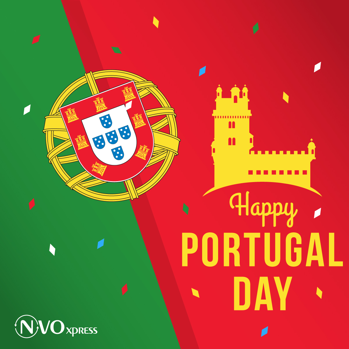 Os nossos escritórios estarão encerrados na próxima segunda-feira, dia 10 de junho, Dia de Portugal (feriado).
