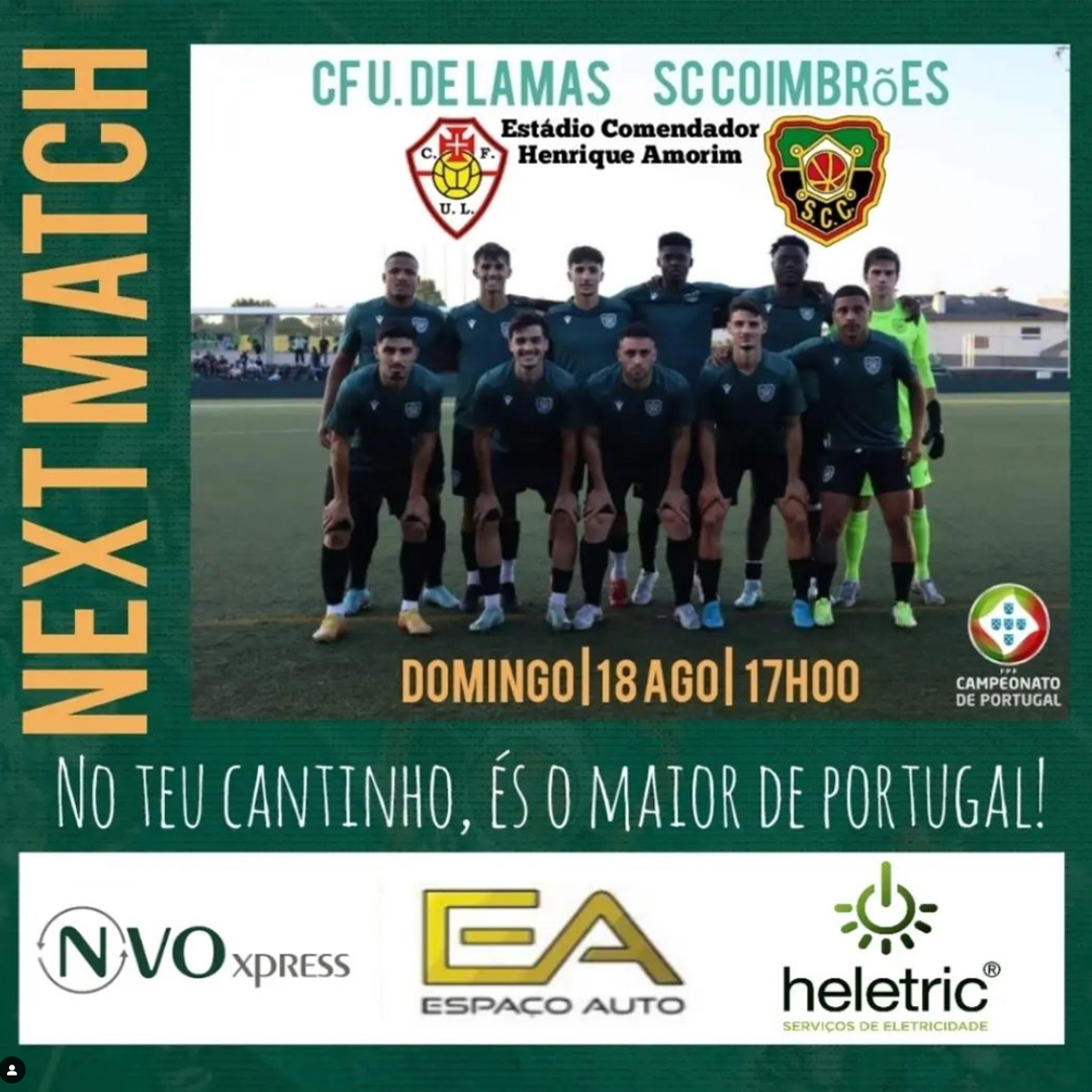 NVOxpress patrocina equipa de futebol sénior do Sporting Clube de Coimbrões.