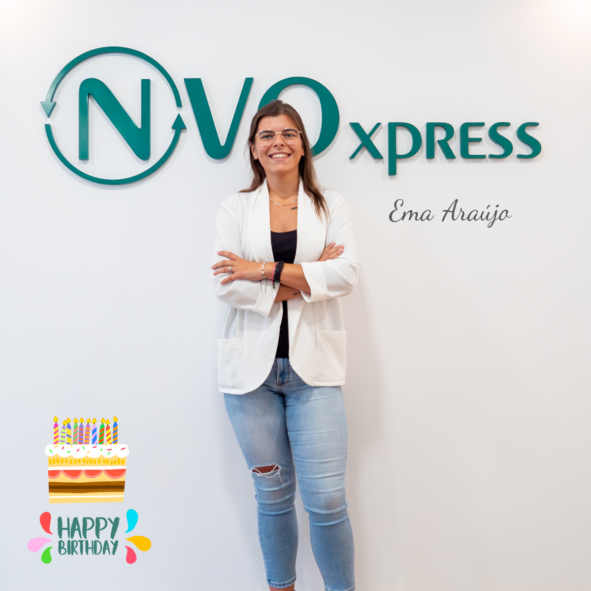 Hoje celebramos o aniversário da nossa colega Ema Araúj