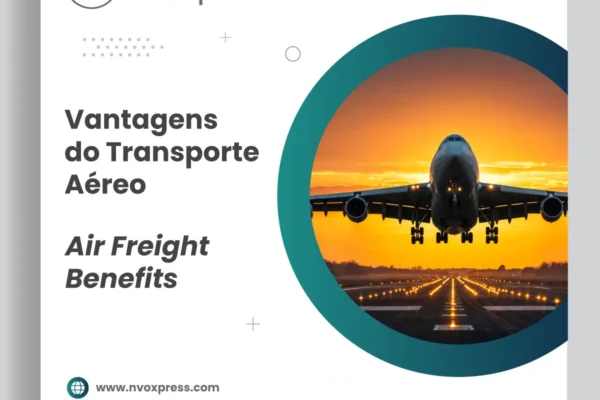 Vantagens do Transporte Aéreo de Mercadorias. Air Freight Benefits in International Trade. Ventajas del Transporte Aéreo de Mercancías en el Comercio Internacional.