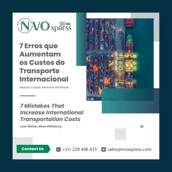 Custos do Transporte Internacional. International Transportation Costs. Costes del Transporte Internacional.