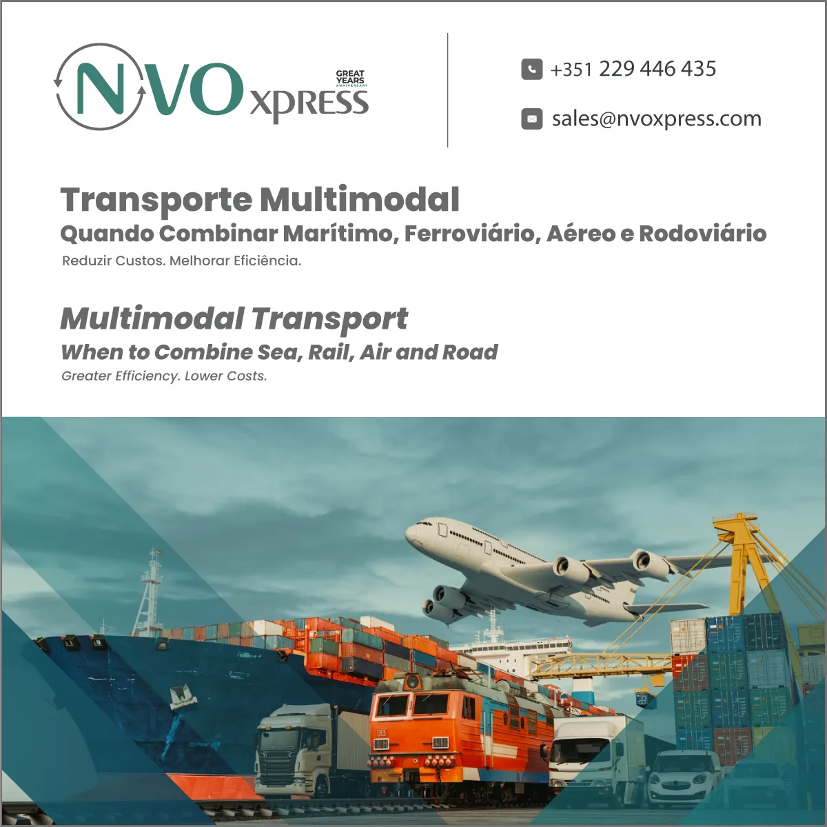 Transporte Multimodal: Quando Combinar Marítimo, Ferroviário, Aéreo e Rodoviário
