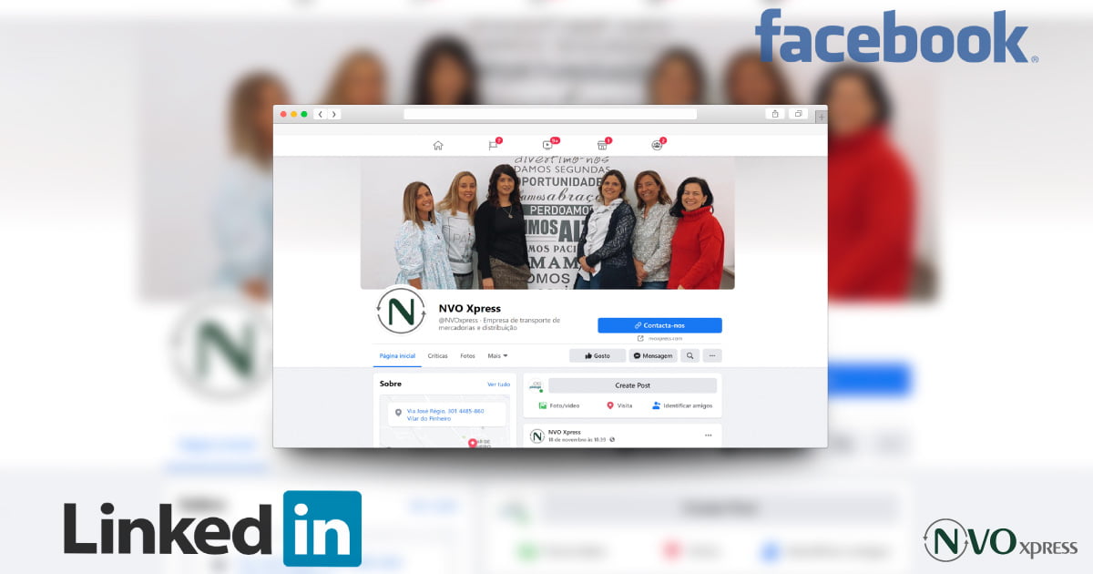 Redes Sociais - NVOxpress